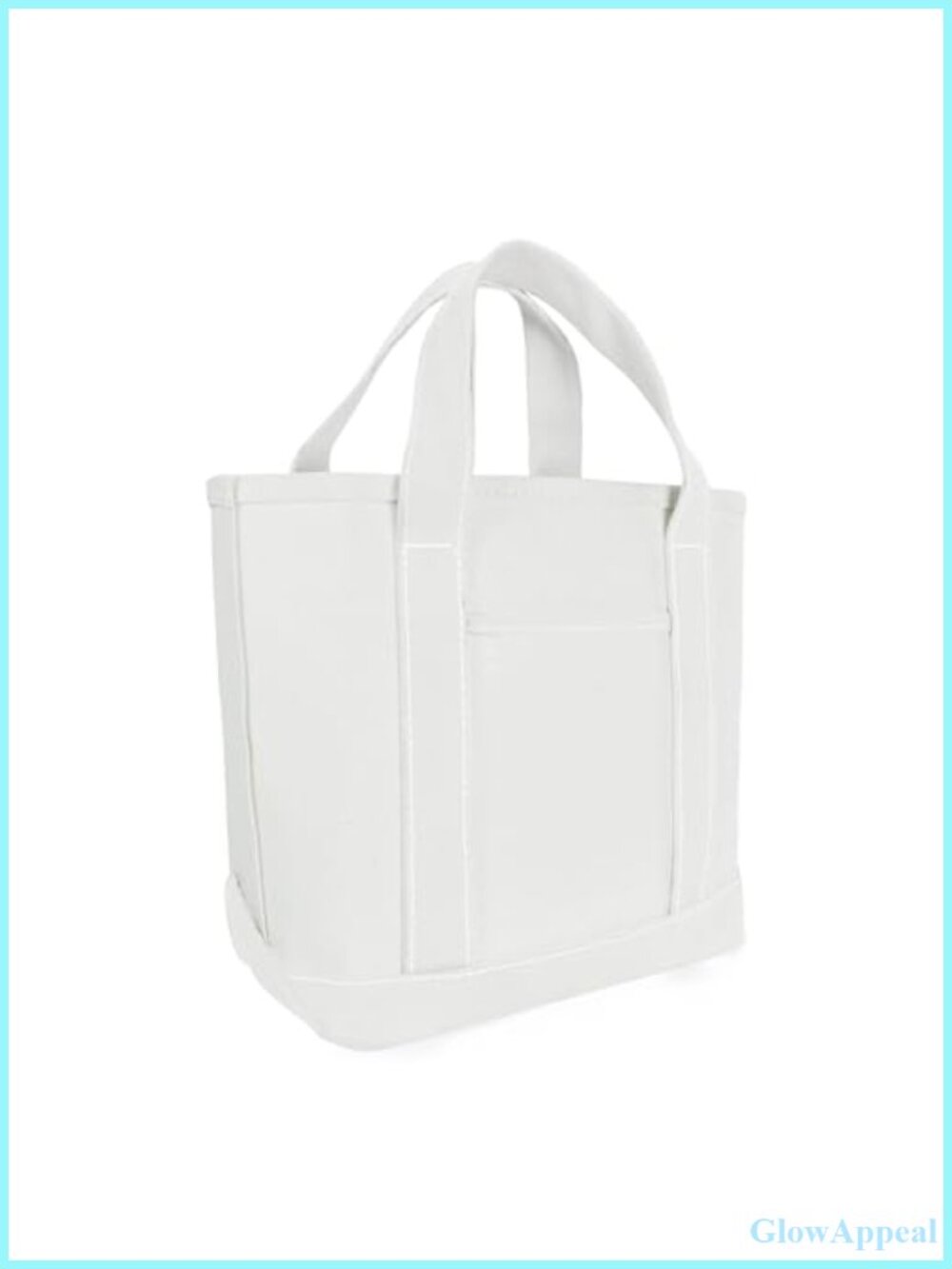 Heavy Duty 24oz Cotton Canvas Mini Tote Bag Expandable Gusset Gift Wedding
